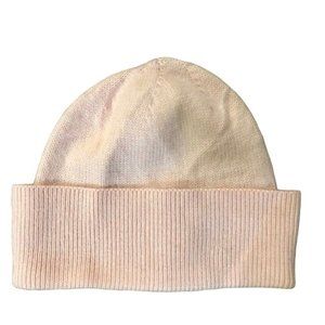 Badgley Mischka Knit Beanie With Cuff NEW One Size Pink 5% Cashmere